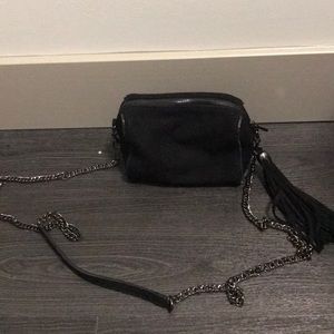Black Suede Bag